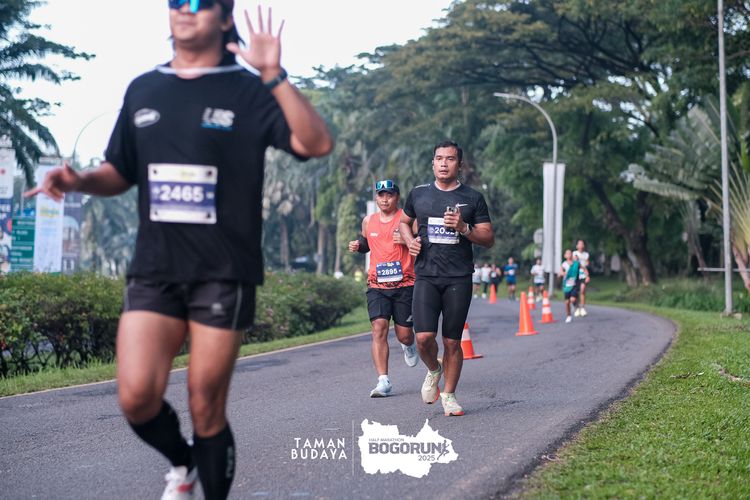 Race photo from Taman Budaya x BOGORUN 2025