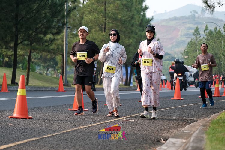 Race photo from CISANGKAN KBP CITY RUN 2025