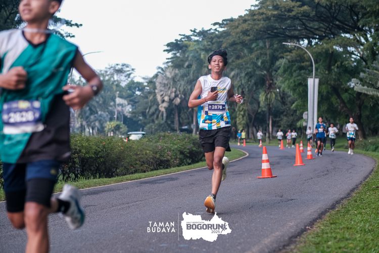 Race photo from Taman Budaya x BOGORUN 2025