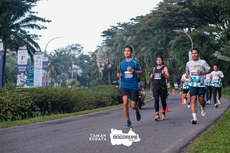 Race photo from Taman Budaya x BOGORUN 2025