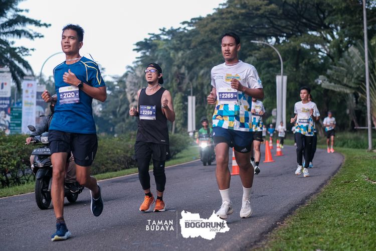 Race photo from Taman Budaya x BOGORUN 2025