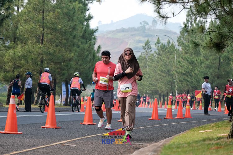 Race photo from CISANGKAN KBP CITY RUN 2025