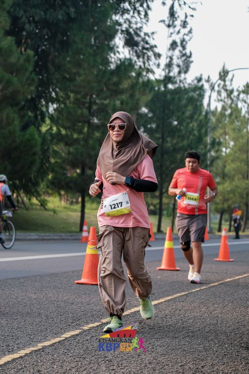 Race photo from CISANGKAN KBP CITY RUN 2025