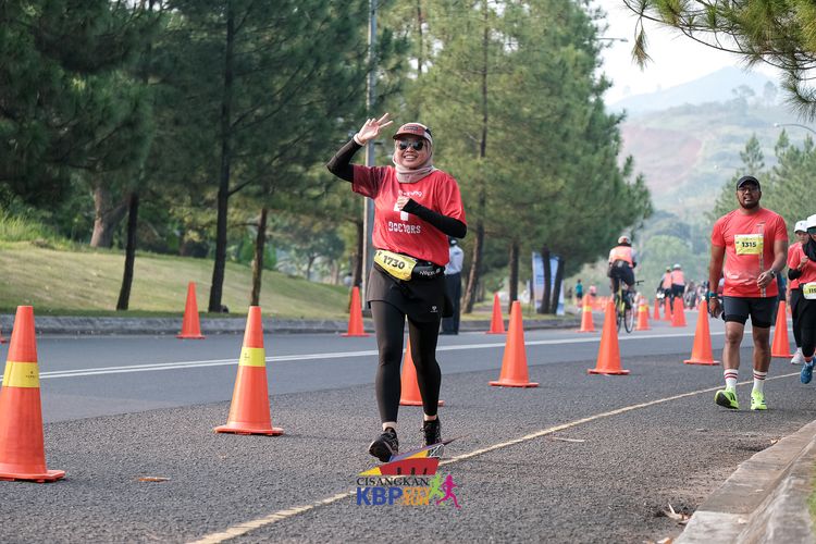 Race photo from CISANGKAN KBP CITY RUN 2025
