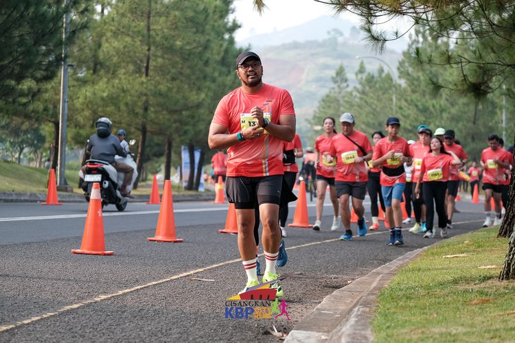 Race photo from CISANGKAN KBP CITY RUN 2025