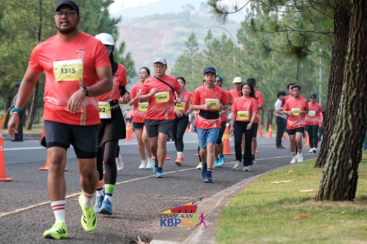 Race photo from CISANGKAN KBP CITY RUN 2025