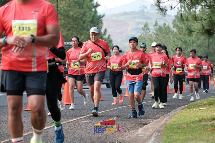 Race photo from CISANGKAN KBP CITY RUN 2025