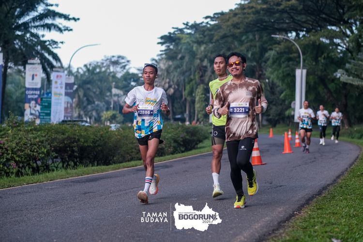 Race photo from Taman Budaya x BOGORUN 2025