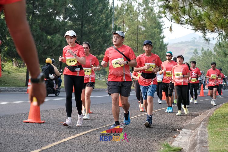 Race photo from CISANGKAN KBP CITY RUN 2025