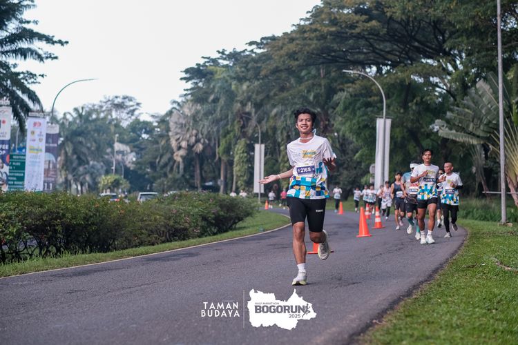 Race photo from Taman Budaya x BOGORUN 2025