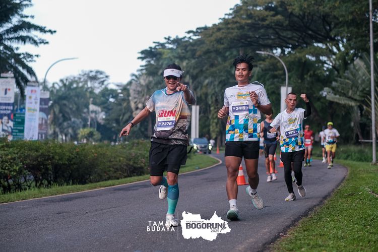 Race photo from Taman Budaya x BOGORUN 2025