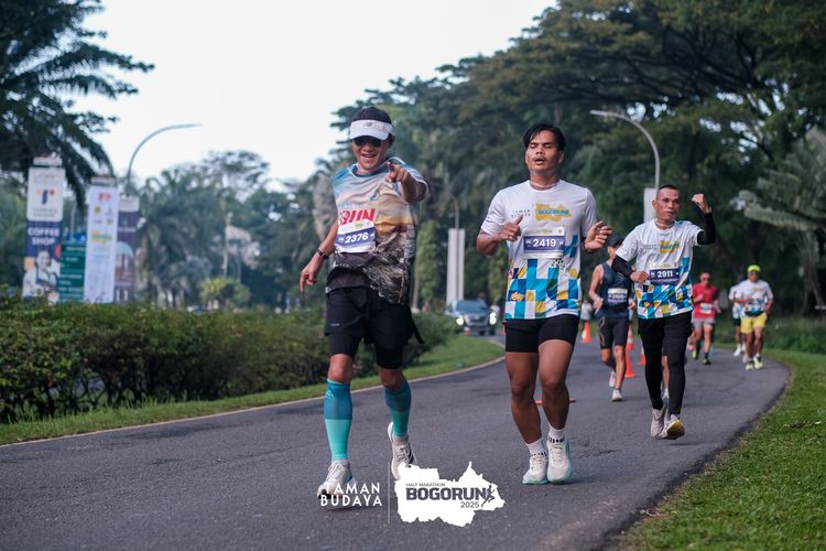 Race photo from Taman Budaya x BOGORUN 2025