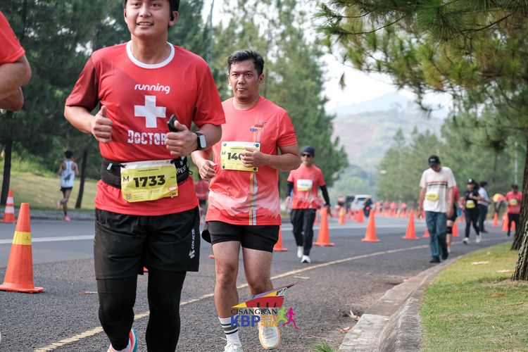 Race photo from CISANGKAN KBP CITY RUN 2025