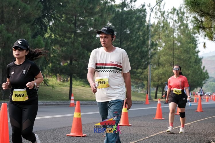 Race photo from CISANGKAN KBP CITY RUN 2025