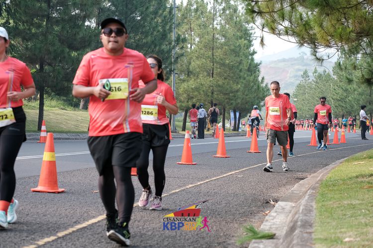 Race photo from CISANGKAN KBP CITY RUN 2025