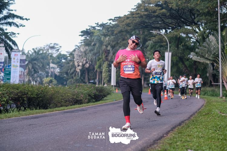 Race photo from Taman Budaya x BOGORUN 2025