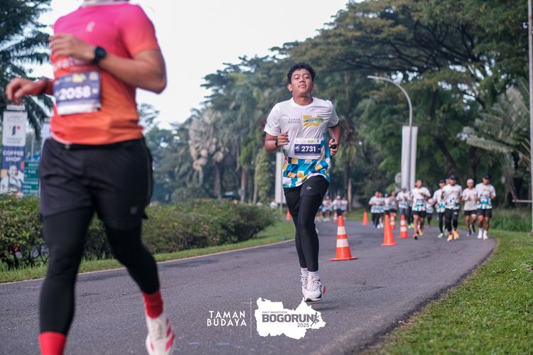 Race photo from Taman Budaya x BOGORUN 2025