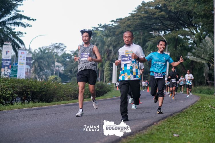 Race photo from Taman Budaya x BOGORUN 2025