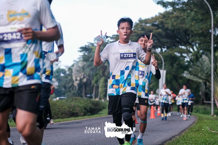 Race photo from Taman Budaya x BOGORUN 2025
