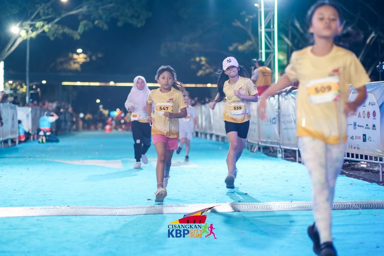 Race photo from CISANGKAN KBP CITY RUN 2025