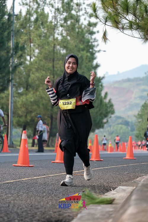 Race photo from CISANGKAN KBP CITY RUN 2025
