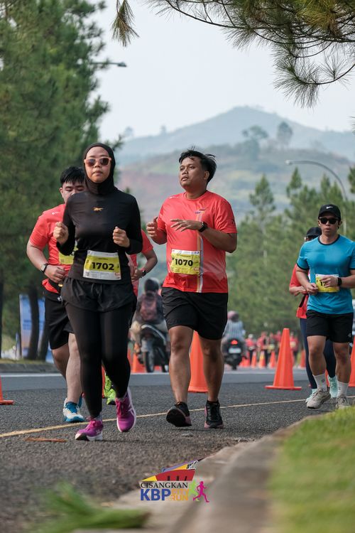 Race photo from CISANGKAN KBP CITY RUN 2025