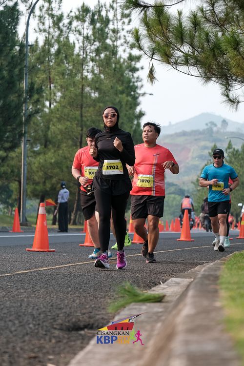 Race photo from CISANGKAN KBP CITY RUN 2025