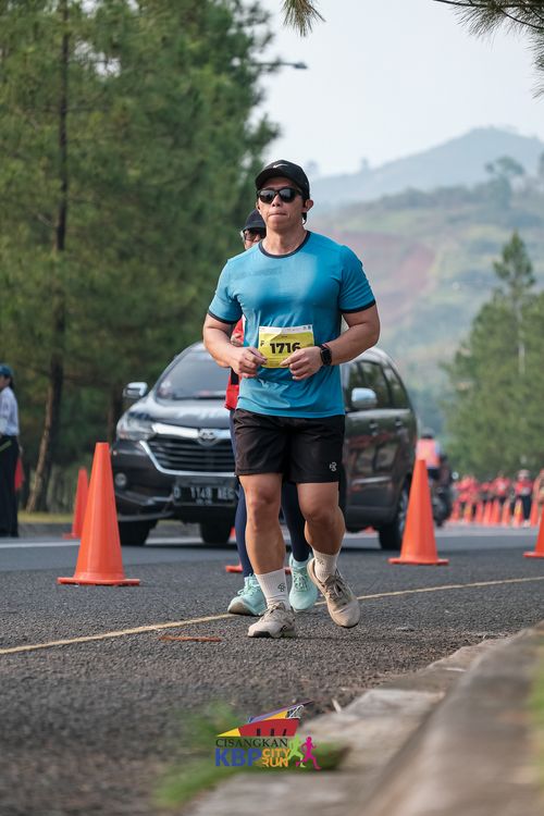 Race photo from CISANGKAN KBP CITY RUN 2025