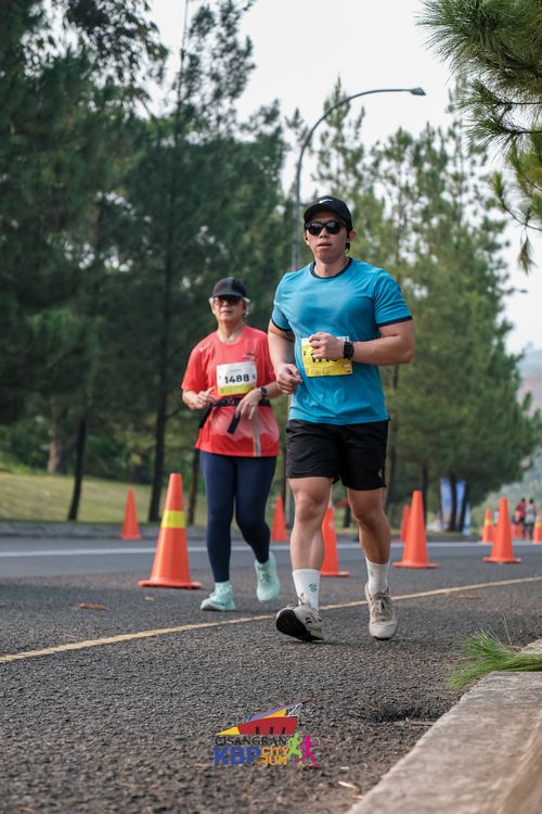 Race photo from CISANGKAN KBP CITY RUN 2025