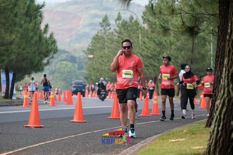 Race photo from CISANGKAN KBP CITY RUN 2025