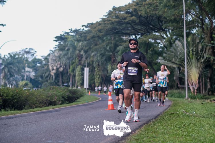 Race photo from Taman Budaya x BOGORUN 2025