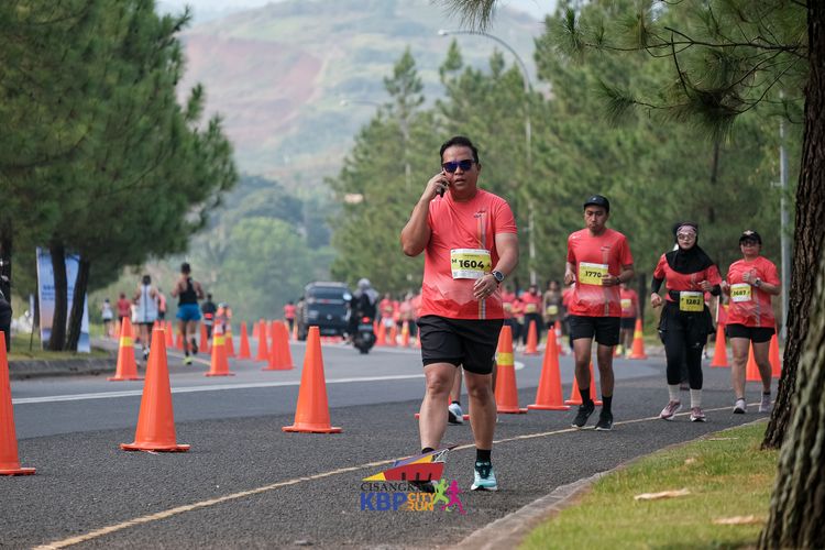 Race photo from CISANGKAN KBP CITY RUN 2025