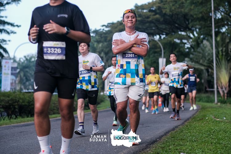 Race photo from Taman Budaya x BOGORUN 2025