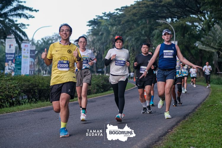 Race photo from Taman Budaya x BOGORUN 2025