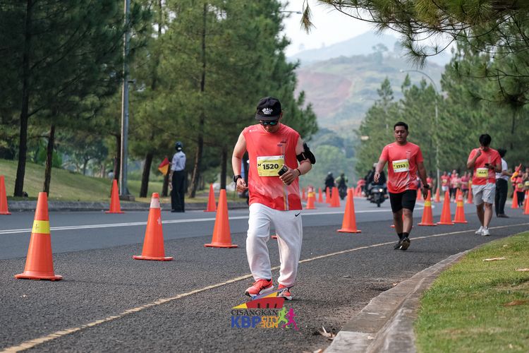Race photo from CISANGKAN KBP CITY RUN 2025