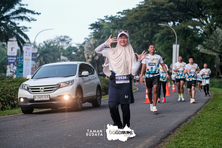 Race photo from Taman Budaya x BOGORUN 2025