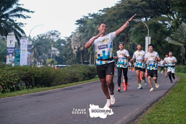 Race photo from Taman Budaya x BOGORUN 2025
