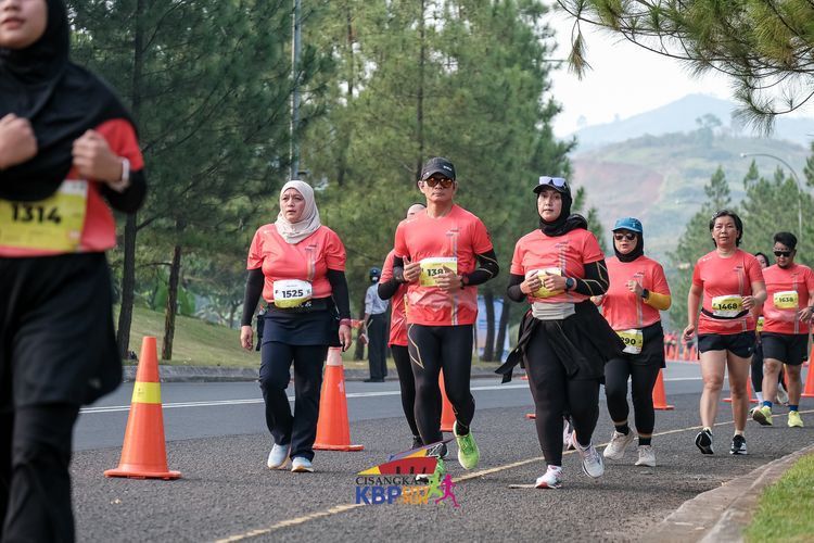 Race photo from CISANGKAN KBP CITY RUN 2025