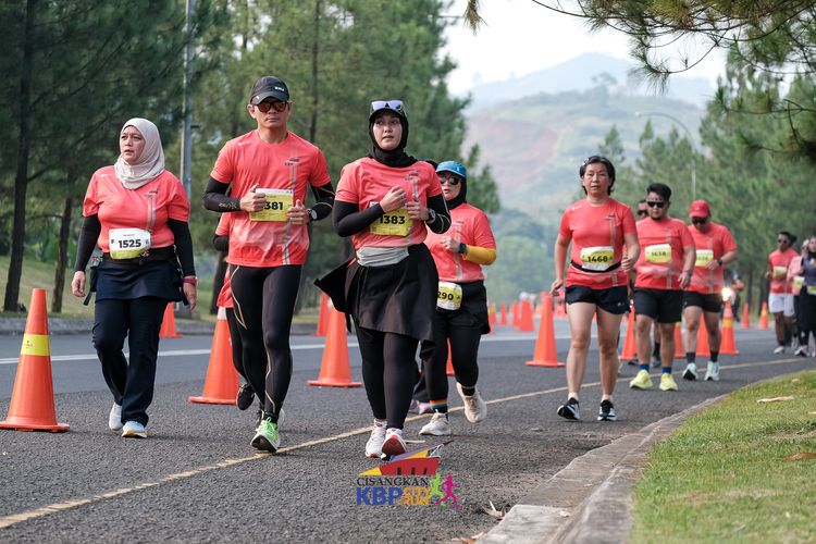 Race photo from CISANGKAN KBP CITY RUN 2025