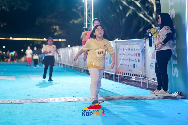 Race photo from CISANGKAN KBP CITY RUN 2025