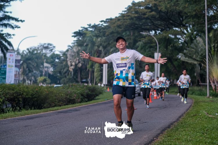 Race photo from Taman Budaya x BOGORUN 2025