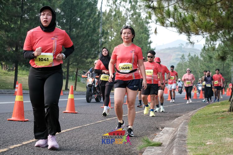 Race photo from CISANGKAN KBP CITY RUN 2025