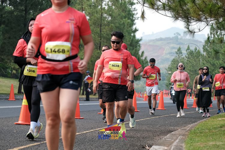 Race photo from CISANGKAN KBP CITY RUN 2025