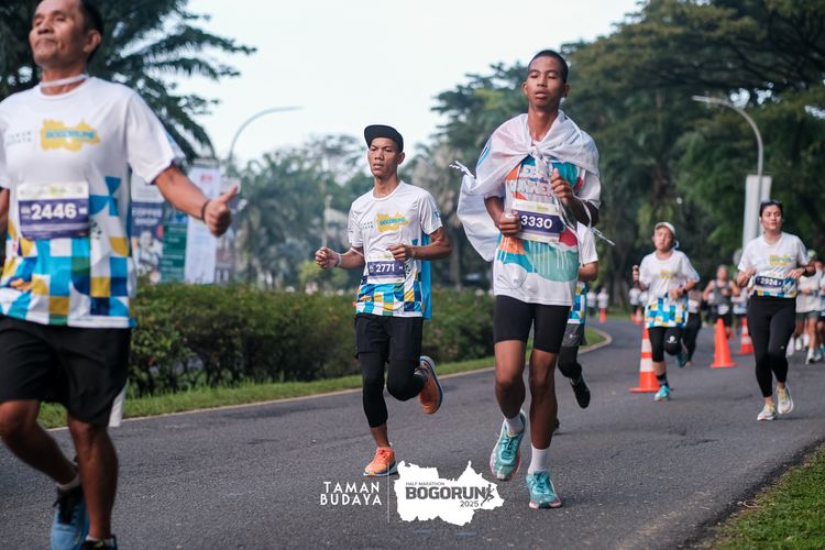 Race photo from Taman Budaya x BOGORUN 2025
