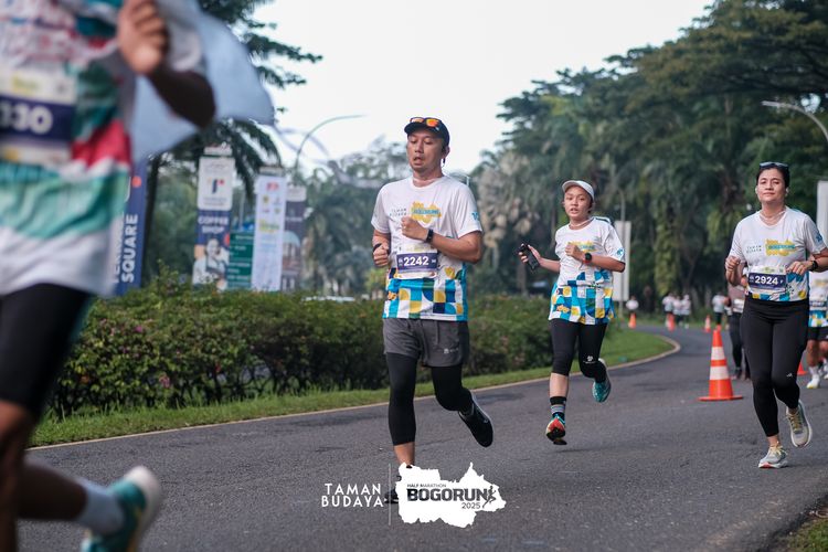 Race photo from Taman Budaya x BOGORUN 2025