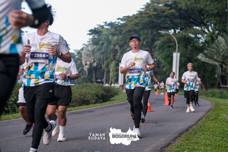 Race photo from Taman Budaya x BOGORUN 2025
