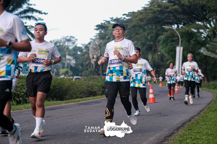 Race photo from Taman Budaya x BOGORUN 2025