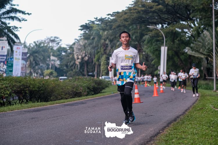 Race photo from Taman Budaya x BOGORUN 2025