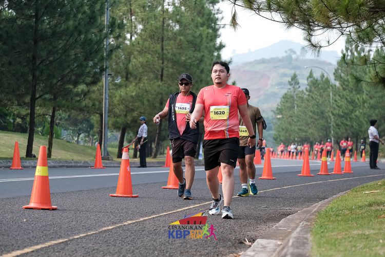 Race photo from CISANGKAN KBP CITY RUN 2025