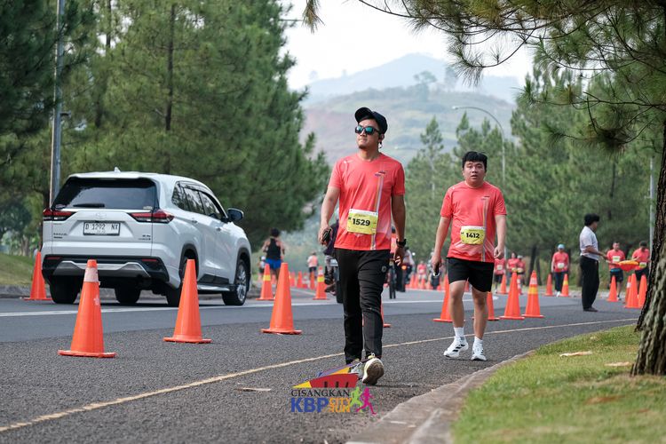 Race photo from CISANGKAN KBP CITY RUN 2025